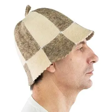 Eden Ukraine Wool Sauna Hat - Cozy & Stylish Sauna Accessory