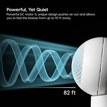 Stylish WOOZOO Fan with Remote & Oscillation for Comfort