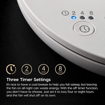 Stylish WOOZOO Fan with Remote & Oscillation for Comfort