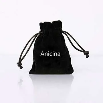 Anicina Nose Rings 18G Nose Rings Hoops Surgical Steel Nose Piercing Kit L Shape Nose Studs for Women CZ Heart Moon nose piercings Silver Nose Piercing Jewelry