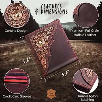 RAW HYD Men's Bifold Wallet - RFID Protection & Style