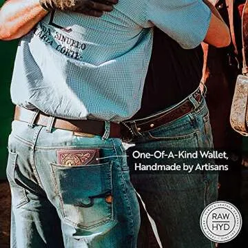 RAW HYD Men's Bifold Wallet - RFID Protection & Style