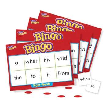 Sight Words Bingo Game for Kids - Fun Learning & 6 Ways to Play!