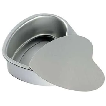 LepoHome Heart Shaped Cake Pan Set for Weddings and Parties