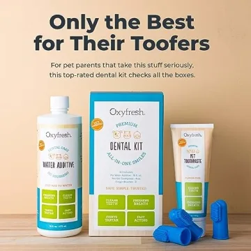 Oxyfresh Premium Pet Dental Kit for Healthy Teeth & Fresh Breath
