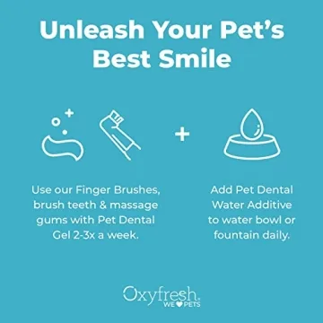 Oxyfresh Premium Pet Dental Kit for Healthy Teeth & Fresh Breath