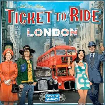 Ticket to Ride London Board Game - Quick Family Strategy Game for Ages 8+