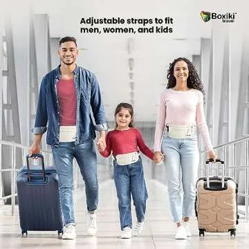 Boxiki Travel Money Belt - Secure & Comfortable Accessory