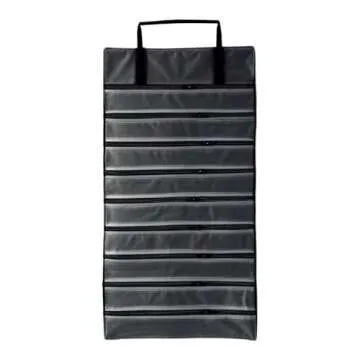 Velvet Travel Jewelry Case Roll Organizer - Compact & Stylish