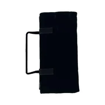 Velvet Travel Jewelry Case Roll Organizer - Compact & Stylish