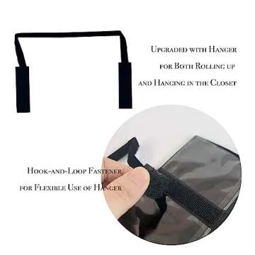 Velvet Travel Jewelry Case Roll Organizer - Compact & Stylish