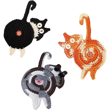 3PCS Cute Cat Coasters - Perfect Gifts for Cat Lovers