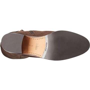 Luxury COACH Lucia Chestnut Split Suede Bag for Women