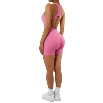 Stylish RXRXCOCO Women's Sexy Sleeveless Yoga Jumpsuit