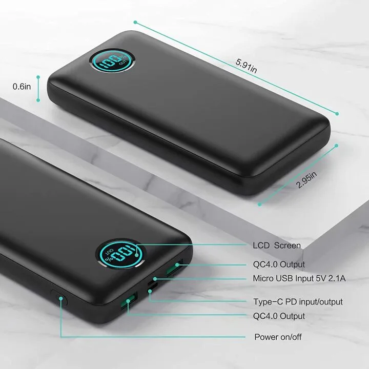 30,800mAh Power Bank with Fast Charging Capability