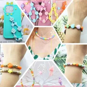 720Pcs Candy Color Acrylic Heart Beads Star And Round Beads, Colorful Assorted Plastic Pastel Circle Shape Cute Loose Beads Bulk for Bracelets Jewelry Making DIY Crafts Necklace