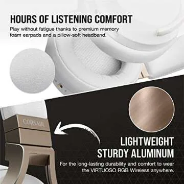 Corsair Virtuoso Gaming Headset - RGB & 7.1 Surround Sound
