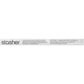 Stasher Silicone Reusable Snack Storage Bag - Eco-Friendly 12 Oz