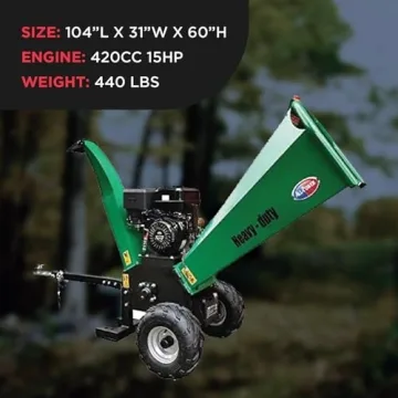 Efficient APWC460E Electric Start Wood Chipper