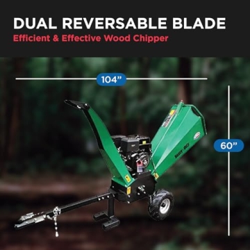 Efficient APWC460E Electric Start Wood Chipper