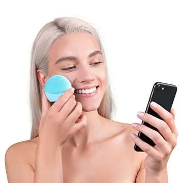 FOREO LUNA fofo Smart Facial Cleansing Brush and Skin Analyzer, Mint, Personalized Cleansing for a Unique Skincare Routine, Bluetooth & Dedicated Smartphone App