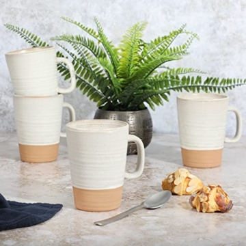 Gibson Elite Dreamweaver Terracotta Mug Set 17 oz