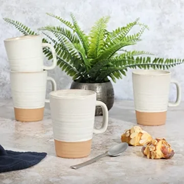 Gibson Elite Dreamweaver Terracotta Mug Set 17 oz