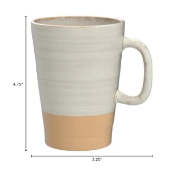 Gibson Elite Dreamweaver Terracotta Mug Set 17 oz