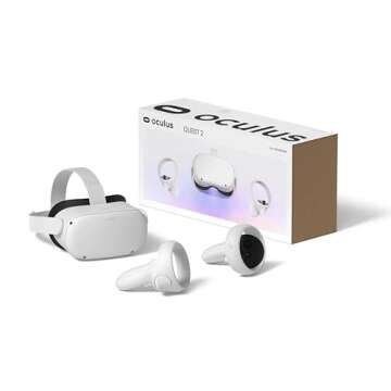 Oculus Newest Quest 2 VR Headset 128GB Holiday Set - Advanced All-in-One Virtual Reality Headset Cov...