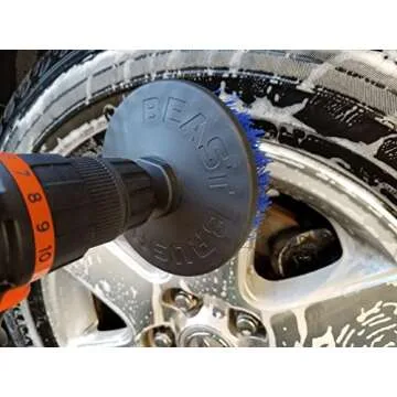 Medium 5" Drill Brush Attachment for Effortless Cleaning