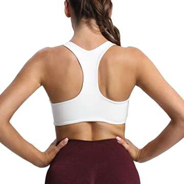 Stylish Aoxjox Women's Workout Sports Bra for Fitness Lovers