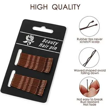 Yokosea Magnetic Hair Clip Holder with Bonus Bobby Pins