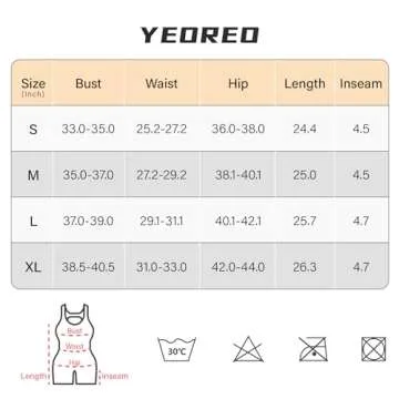 YEOREO Backless Tummy Control Jumpsuit for Women