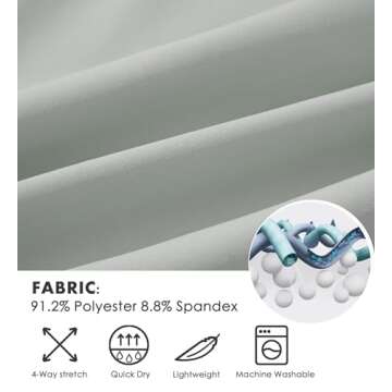 Willit Women's 5" Athletic Running Shorts Quick Dry Workout Hiking Shorts High Waisted Active Shorts Zipper Pocket Gray XL