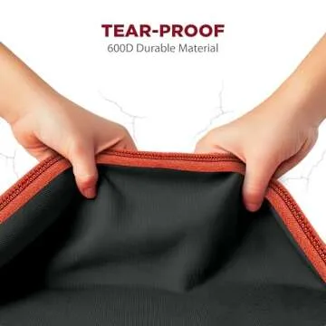 Premium Gift Wrap Organizer for 27 Rolls - Durable 600D Material