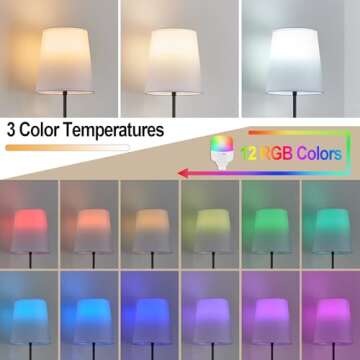 TERLEENART Battery Rechargeable Operated 3 Colors Dimmable Wall Sconce,Double Light with White Fabric Tapered Shades and Black Base for Bedroom Living Room Hallway