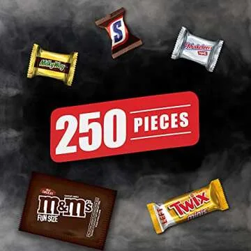Assorted Milk Chocolate Variety Pack - 250 Pieces of Joy
