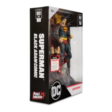 Buy McFarlane DC Superman Figure with Comic - 7IN - Black Adam