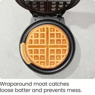 Chefman Anti-Overflow Belgian Waffle Maker – Perfect Waffles!