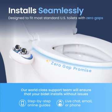 LUXE Bidet NEO 110 Bidet Attachment for Toilet