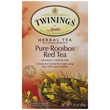 Twinings Tea Red African Rooibos Tea, 20 ct