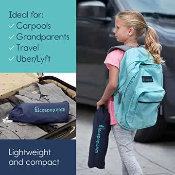 hiccapop UberBoost Inflatable Booster Seat for Travel