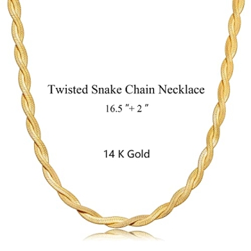 Elegant Double Layered Herringbone Necklace for Women