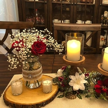 Wilson Basswood Round Rustic Wood Slices for Crafts