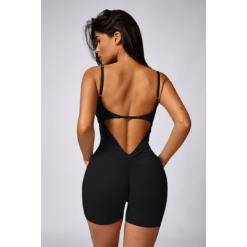 Versatile QINSEN Bodycon Jumpsuit with V Back Design