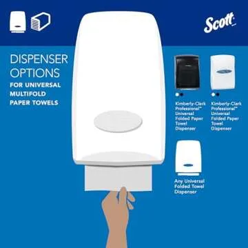 Scott Professional Multifold Paper Towels with Absorbency Pockets