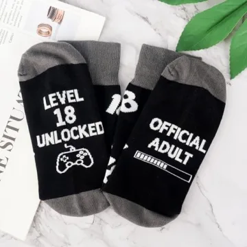 Cool Birthday Socks for 18 Year Old Boys