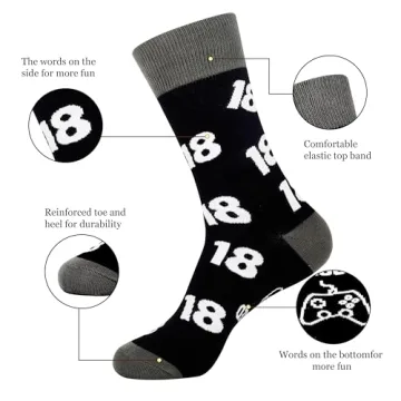 Cool Birthday Socks for 18 Year Old Boys