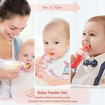 Termichy Baby Fruit Feeder Pacifier for Easy Feeding