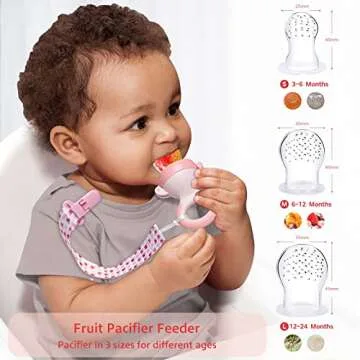 Termichy Baby Fruit Feeder Pacifier for Easy Feeding